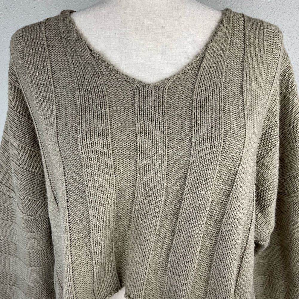 Don’t Ask Why Cropped Sweater Top One Size EUC - Picture 2 of 6